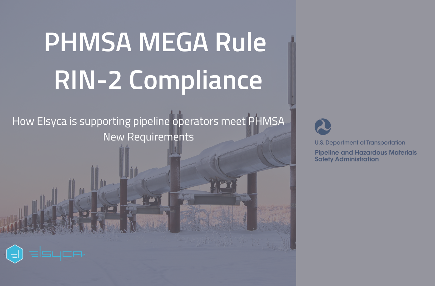 How Elsyca Is Supporting Pipeline Operators Meet PHMSA New Requirements ...